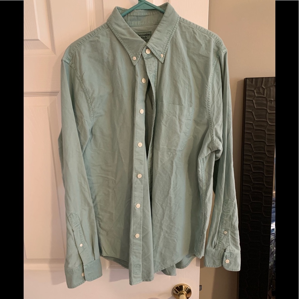Abercrombie cotton button down size XL